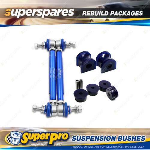 Front + Rear SuperPro Suspenison Bush Kit for Ford KA TA TB 1999-2003