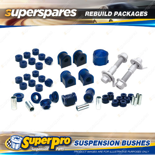 Front + Rear SuperPro Suspenison Bush Kit for Ford Laser KA KB 1981-1985