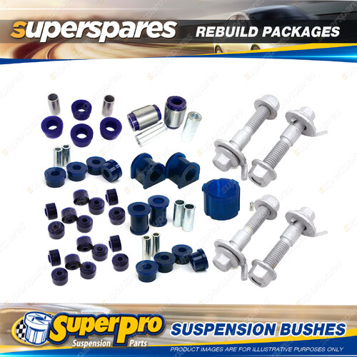 Front + Rear SuperPro Suspenison Bush Kit for Ford Laser KF KH 1990-1994