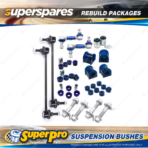 Front + Rear SuperPro Suspenison Bush Kit for Ford Laser KJ KL 1994-1999