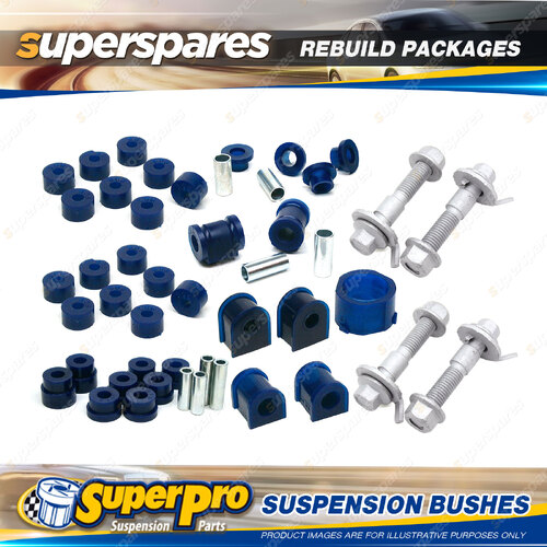 Front + Rear Superpro Suspenison Bush Kit for Ford Meteor GA GB 1982-1985