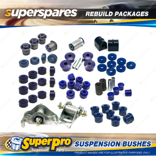 Front + Rear SuperPro Suspenison Bush Kit for Ford Mustang Coupe 1965-1967