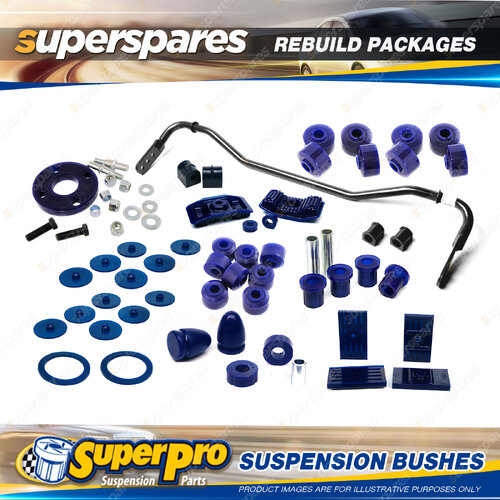 Front + Rear Superpro Suspenison Bush Kit for Holden H Series HK 1968-1971