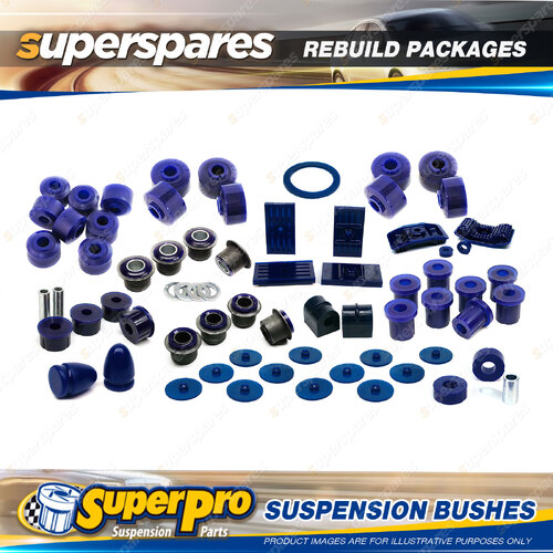 Front + Rear SuperPro Suspenison Bush Kit for Holden Monaro HT HG 1968-1971