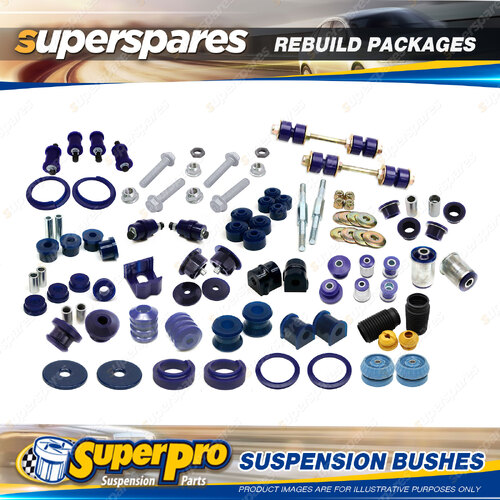 Front + Rear SuperPro Suspenison Bush Kit for Holden Statesman VQ 1990 - 1999