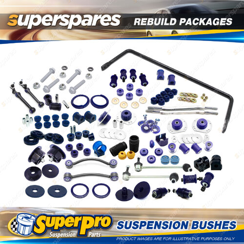 Front + Rear SuperPro Suspenison Bush Kit for Holden Statesman WK WL 2000 - 2006