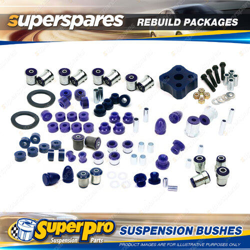 Front + Rear Superpro Suspenison Bush Kit for Holden Torana LC LJ TA 4 Cyl 69-74