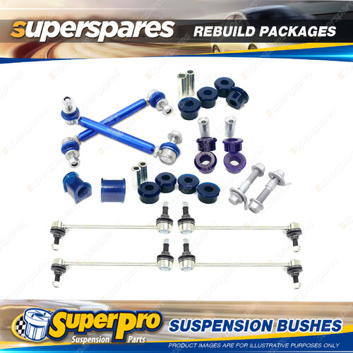 Front + Rear SuperPro Suspenison Bush Kit for Holden Vectra JR JS 1997-2002