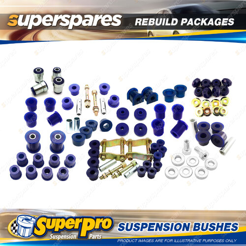 Front + Rear SuperPro Suspenison Bush Kit for Mazda Bt-50 UN 2006-2011