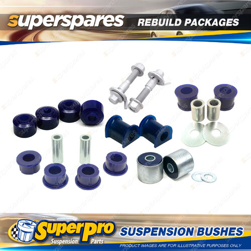 Front + Rear Superpro Suspenison Bush Kit for Mitsubishi GTO Z15A Z16A 90-00