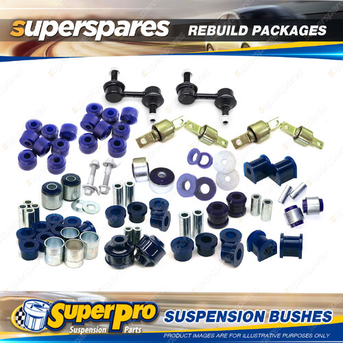 Front + Rear Superpro Suspenison Bush Kit for Mitsubishi Lancer EVO 1 2 3 92-96