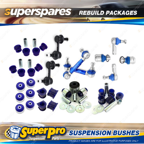 Front + Rear SuperPro Suspenison Bush Kit for Mitsubishi Lancer EVO 10 2007-on