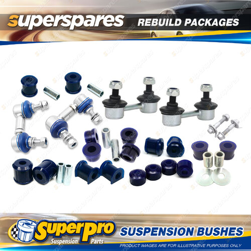 Front + Rear SuperPro Suspenison Bush Kit for Mitsubishi Magna TR TS Sedan 91-97