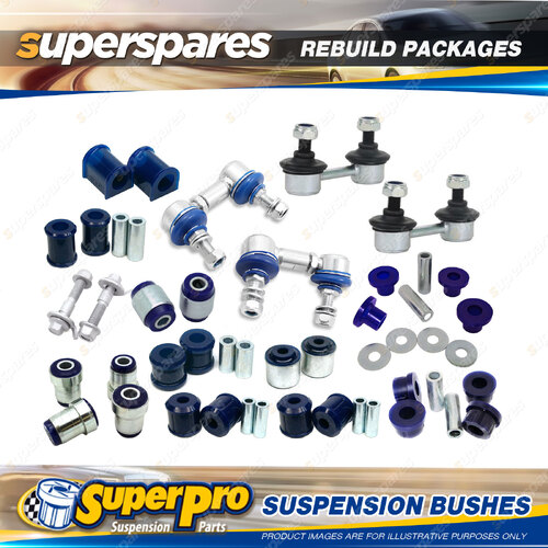 Front + Rear Superpro Suspenison Bush Kit for Mitsubishi Magna TH TJ Sedan 99-03