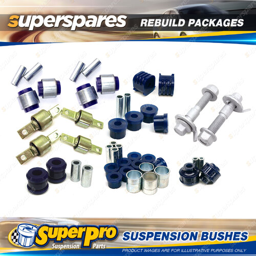 Front + Rear SuperPro Suspenison Bush Kit for Mitsubishi Mirage CE CJ2A 95-03