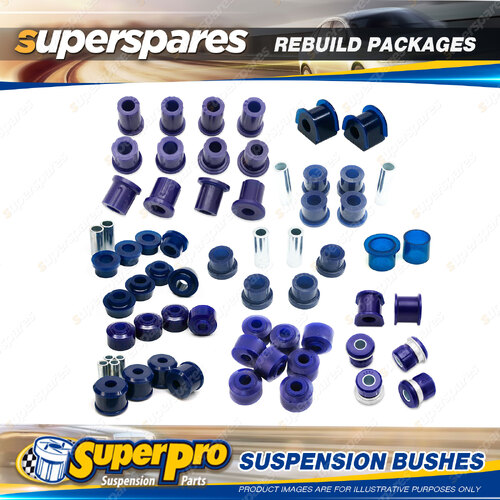 Front + Rear SuperPro Suspenison Bush Kit for Mitsubishi Pajero NH NJ 1991-2000