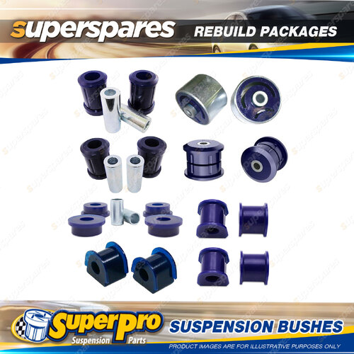 Front + Rear Superpro Suspenison Bush Kit for Mitsubishi Starwagon 4x4 1994-2006