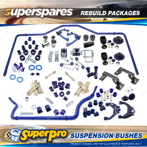 Front + Rear SuperPro Suspenison Bush Kit for Mitsubishi Triton MQ MR 2015-on