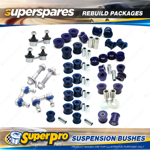 Front + Rear SuperPro Suspenison Bush Kit for Mitsubishi Verada KR KS 1991-1996