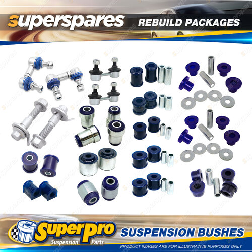 Front Rear Superpro Suspenison Bush Kit for Mitsubishi Verada KE KF Wagon 96-99