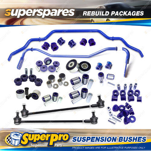 Front + Rear SuperPro Suspenison Bush Kit for Nissan 370 Z Z34 2009-on