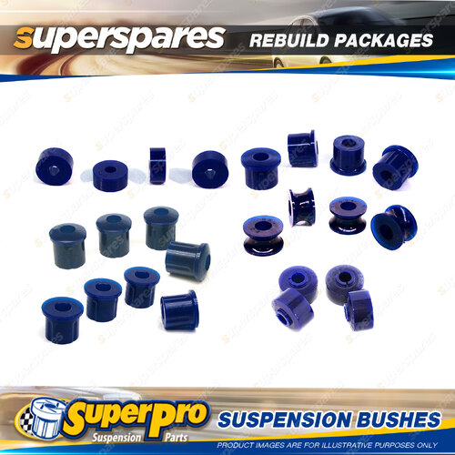 Front + Rear Superpro Suspenison Bush Kit for Nissan 620 620 1972-1978