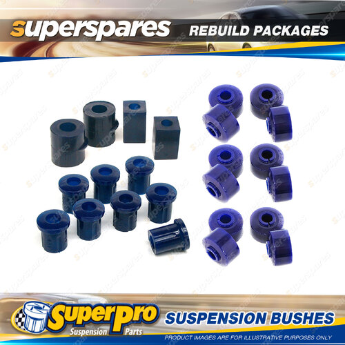 Front + Rear SuperPro Suspenison Bush Kit for Nissan Datsun Fairlady SP310 63-68