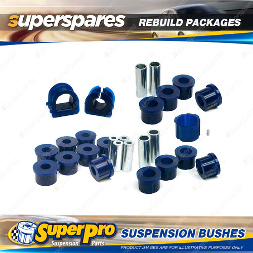 Front + Rear SuperPro Suspenison Bush Kit for Nissan Exa N12 1983-1987