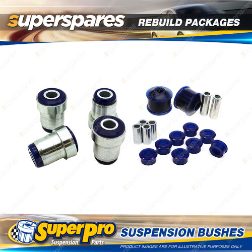 Front + Rear SuperPro Suspenison Bush Kit for Nissan Infiniti G50 1990-1997