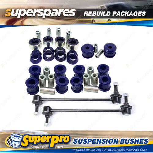 Front + Rear SuperPro Suspenison Bush Kit for Nissan Juke F15 2010-on