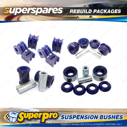 Front + Rear SuperPro Suspenison Bush Kit for Nissan Pulsar B17 Sedan 8/2012-on