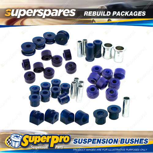 Front + Rear Superpro Suspenison Bush Kit for Nissan Skyline R30 1981-1986