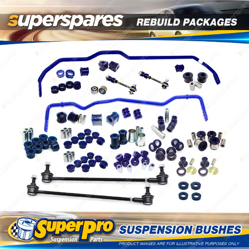 Front + Rear SuperPro Suspenison Bush Kit for Nissan Skyline R33 RWD GTS 93-1998