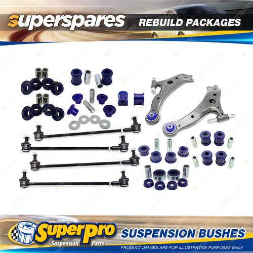 Front + Rear Superpro Suspenison Bush Kit for Toyota Aurion ACV5_ GSV50 2011-on