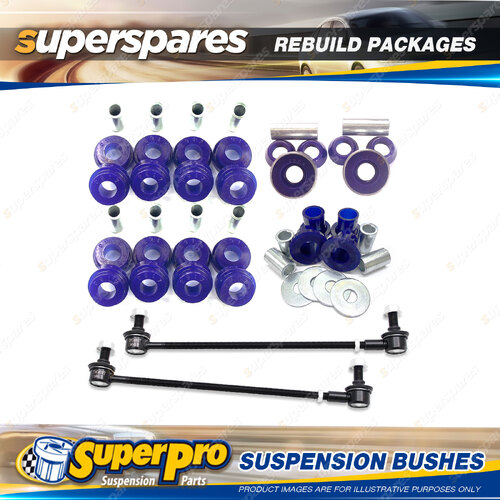 Front + Rear Superpro Suspenison Bush Kit for Toyota Avensis Verso ACM20R 01-03