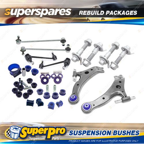 Front + Rear Superpro Suspenison Bush Kit for Toyota Camry XV30 2002-2006