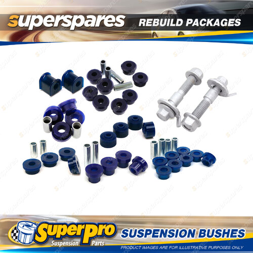 Front + Rear Superpro Suspenison Bush Kit for Toyota Camry V10 V11 7/1984-4/1987