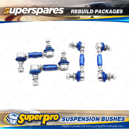 Front + Rear Superpro Suspenison Bush Kit for Toyota Celsior UCF10 UCF11 88-93