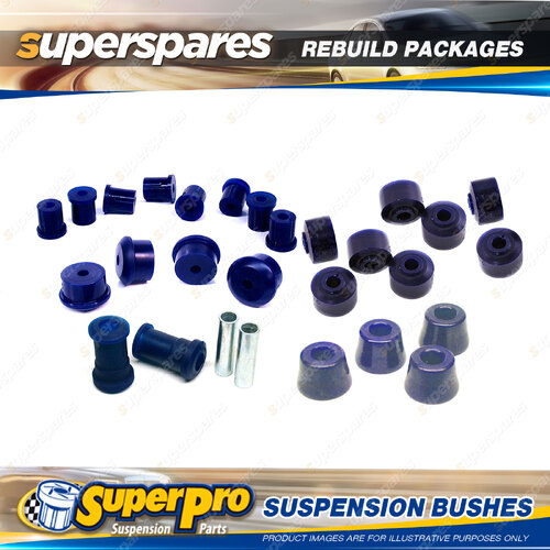 Front + Rear SuperPro Suspenison Bush Kit for Toyota Corolla E20 E25 E26 70-1974