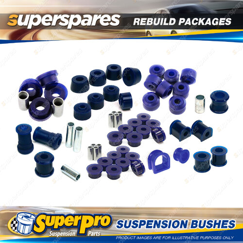 Front + Rear Superpro Suspenison Bush Kit for Toyota Corolla E86 1983-1987