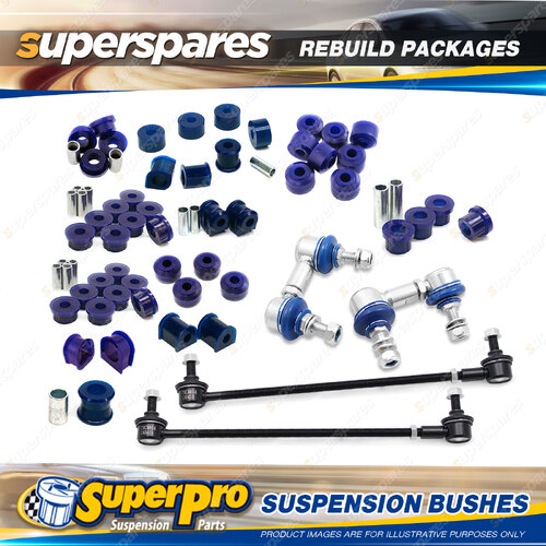 Front + Rear Superpro Suspenison Bush Kit for Toyota Corolla E95 1988-1995