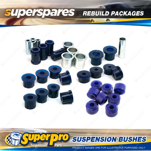 Front + Rear Superpro Suspenison Bush Kit for Toyota Corona RT104 1973-1979