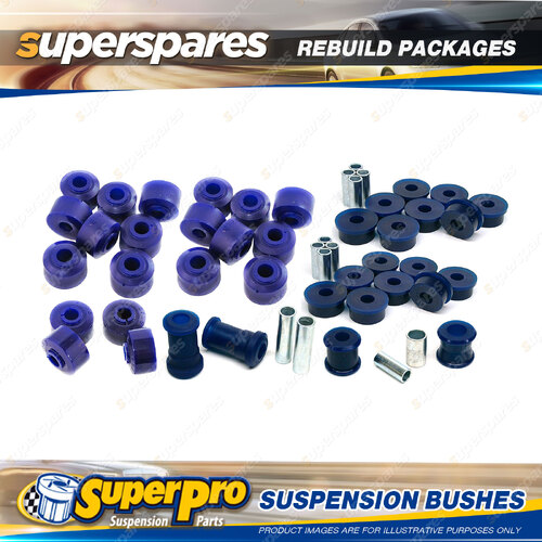 Front + Rear SuperPro Suspenison Bush Kit for Toyota Corona XT130 Sedan 79-1983