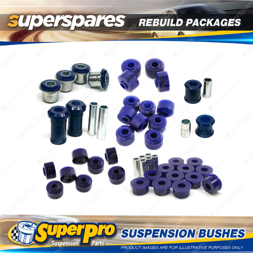 Front + Rear SuperPro Suspenison Bush Kit for Toyota Crown MS112 1979-1983