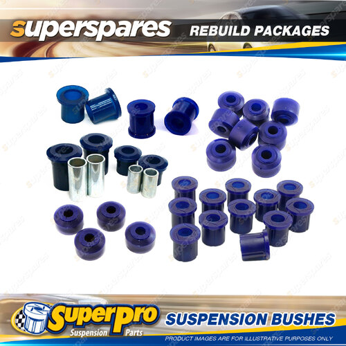 Front + Rear SuperPro Suspenison Bush Kit for Toyota Dyna 100 YH81 1995-2001