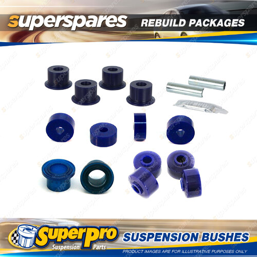 Front + Rear Superpro Suspenison Bush Kit for Toyota Hilux LN40 1980-1985