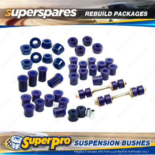 Front + Rear Superpro Suspenison Bush Kit for Toyota Hilux RN105R LN106R 88-1997