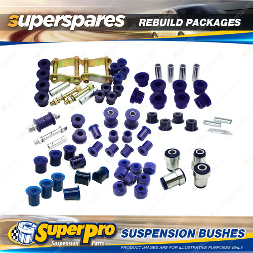 Front + Rear Superpro Suspenison Bush Kit for Toyota Hilux LN167R 1997-2000