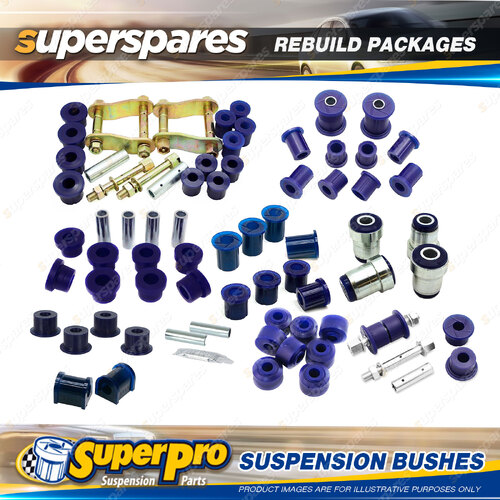 Front + Rear Superpro Suspenison Bush Kit for Toyota Hilux RZN169 1997-2002