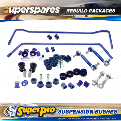 Front + Rear SuperPro Suspenison Bush Kit for Toyota MR 2 ZZW30 1999-2007